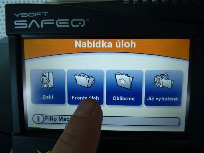 Pic. 5: In jobs list sub-menu, select "Job Queue"