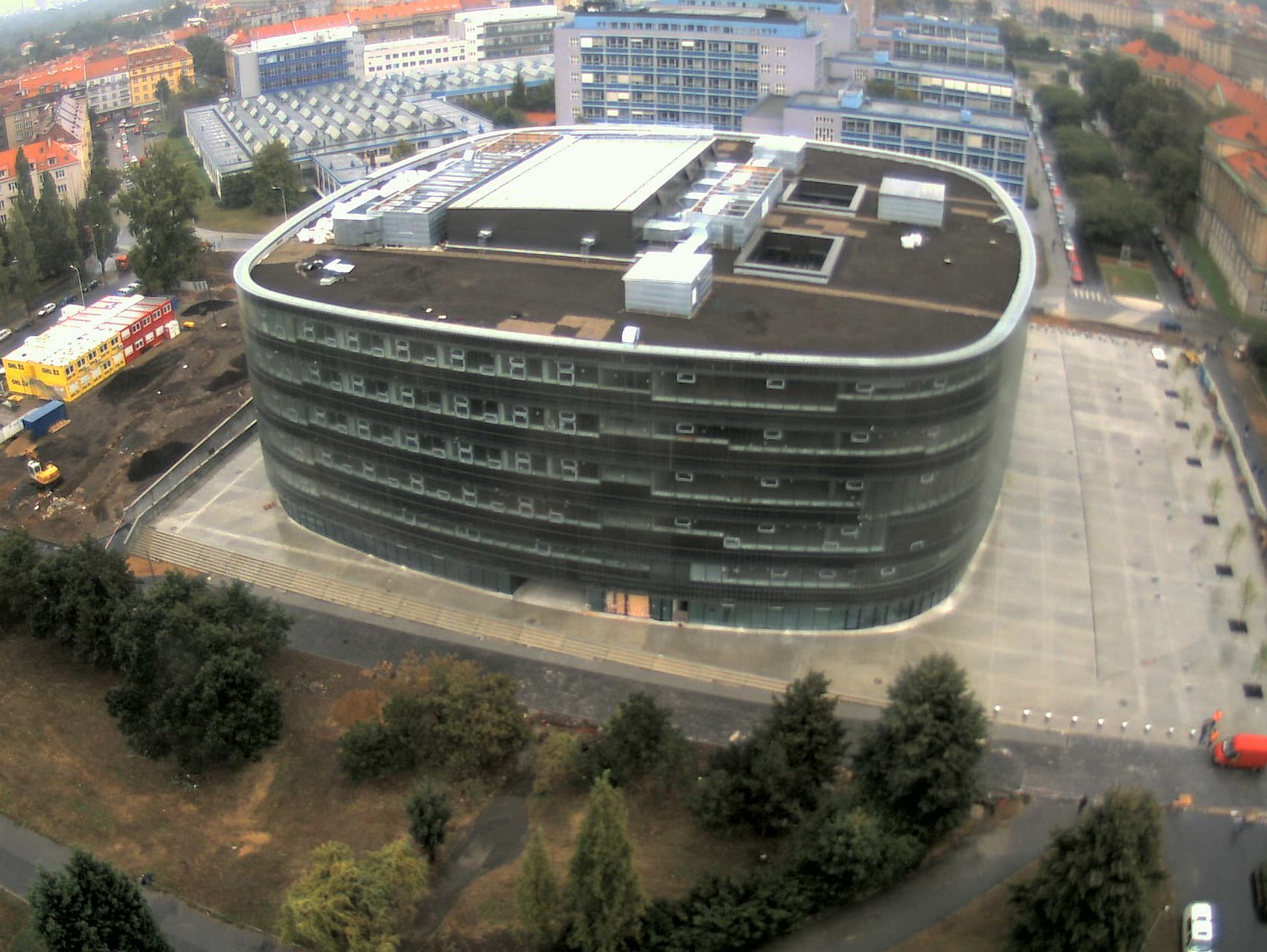 budova NTK k 15. září 2008
