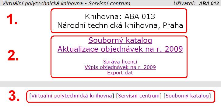 Návod na správu SK VPK_Hlavní rozhraní