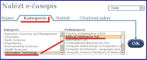 AZlist - nalézt - kategorie