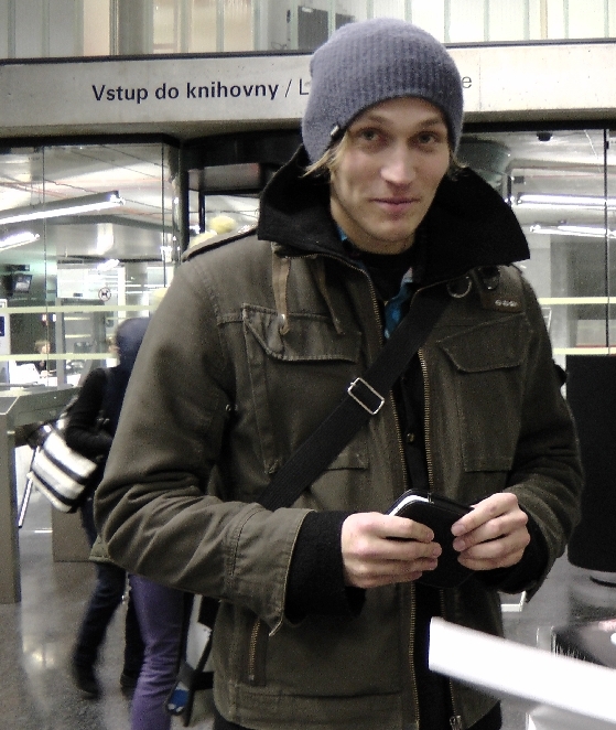 Šťastný výherce čtečky e-knih, Jakub Janoušek.